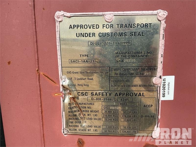  40 ft Storage Container Kontejneri za skladištenje
