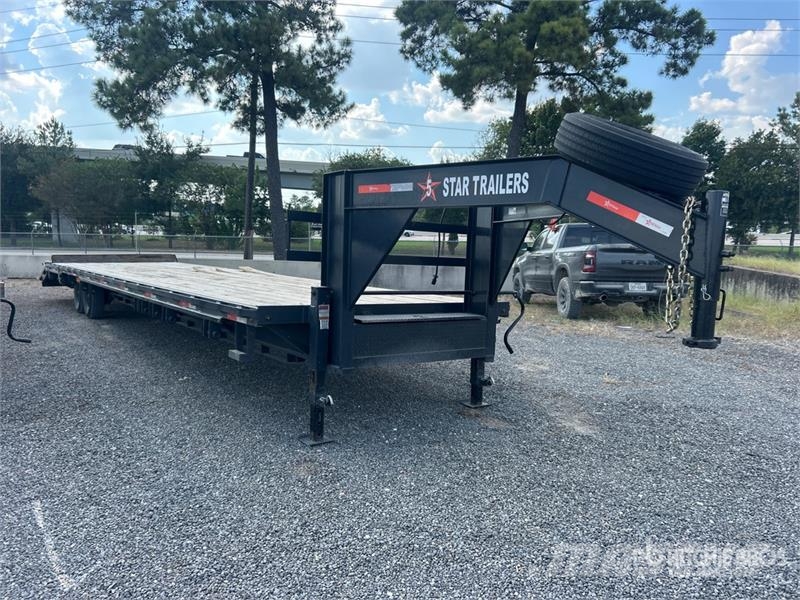 5 Star 40 ft T/A Gooseneck Equipment Trailer 차량 운반용 트레일러