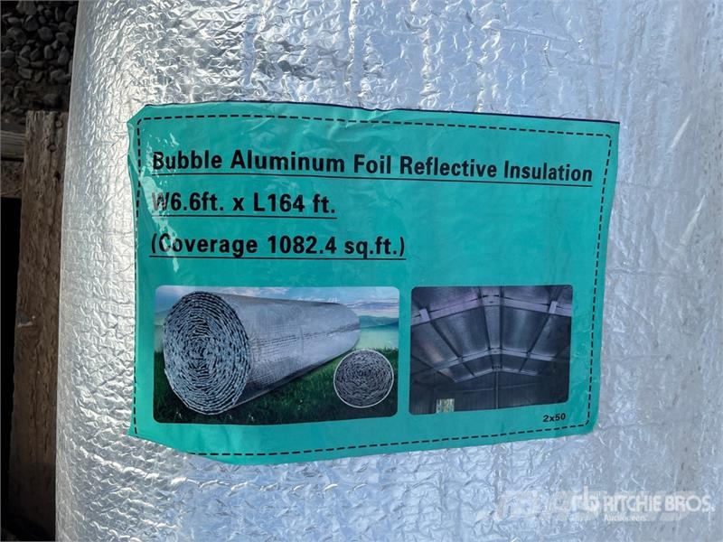 6.6 ft x 164 ft Bubble Aluminum Foil Reflective In Csörlők, emelőberendezések és anyagmozgató liftek