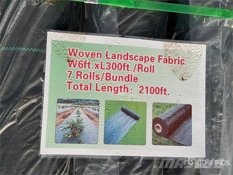 6 ft x 300 ft Woven Fabric Landscape (Unused) Egyéb mezőgazdasági gépek