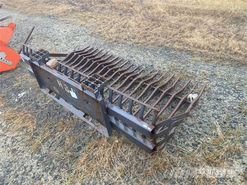  80 in Skid Steer Root Rake Rastrilladoras y rastrilladoras giratorias
