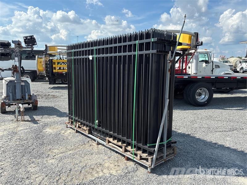 9 ft 10 in x 6 ft 6 in Wrought Iron Fencing Fencing equipment