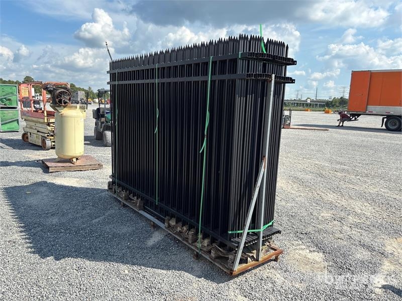 9 ft 10 in x 6 ft 6 in Wrought Iron Fencing Fencing equipment