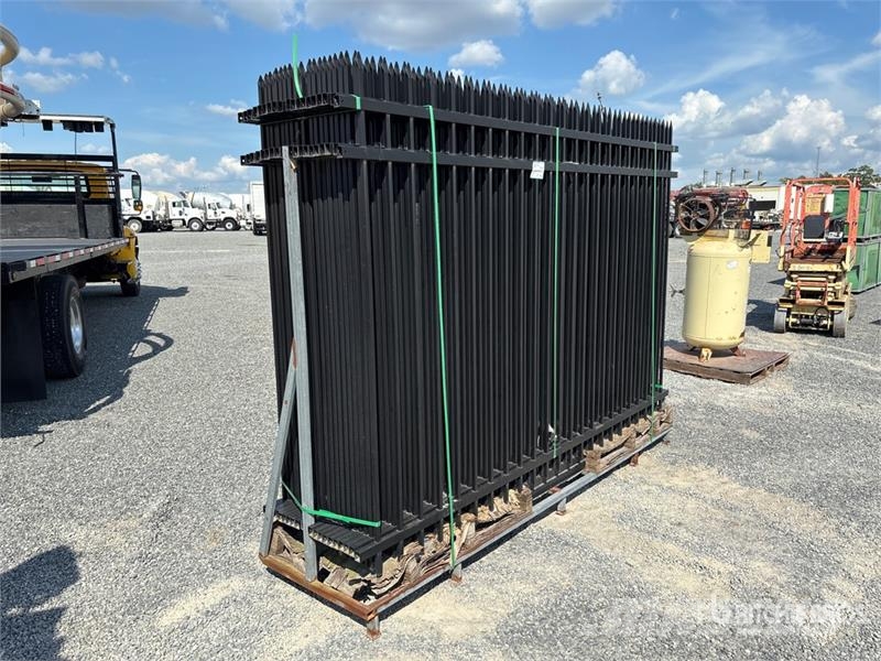9 ft 10 in x 6 ft 6 in Wrought Iron Fencing Fencing equipment