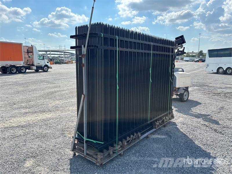 9 ft 10 in x 6 ft 6 in Wrought Iron Fencing Fencing equipment