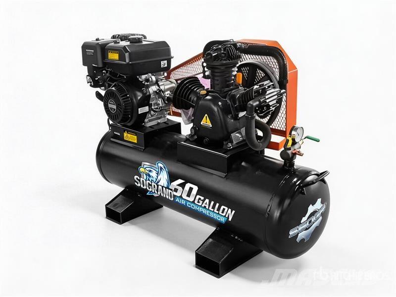 AC60GAL Skid-Mounted 60 gal Air Compressor (Unused Compressors