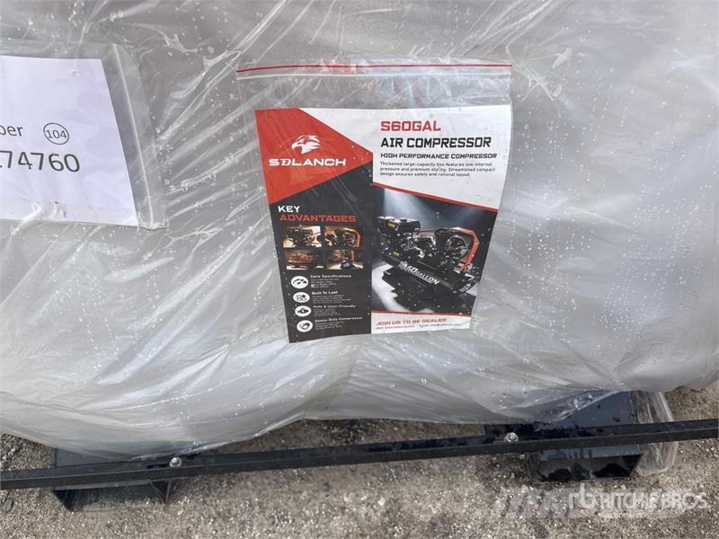 AC60GAL Skid-Mounted 60 gal Air Compressor (Unused 压缩机