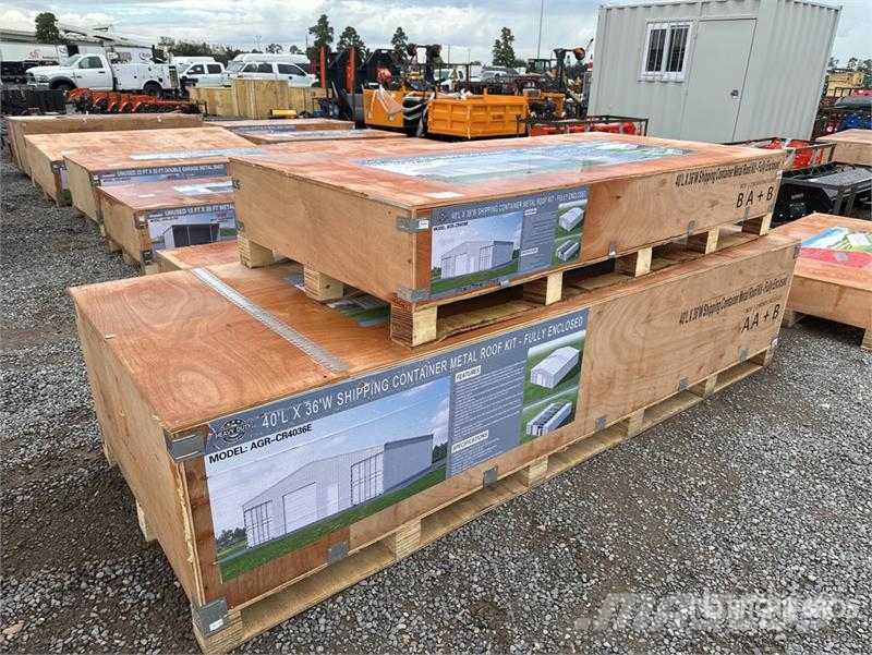 AGR-CR4036E 36 ft x 40 ft Enclosed Container Shelt Bouw - Overige