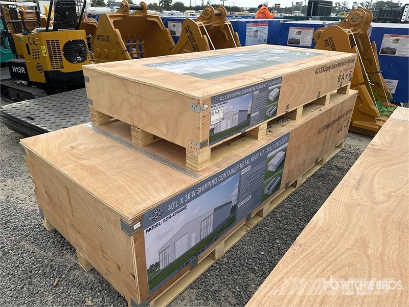AGR-CR4036E 36 ft x 40 ft Enclosed Container Shelt Bouw - Overige