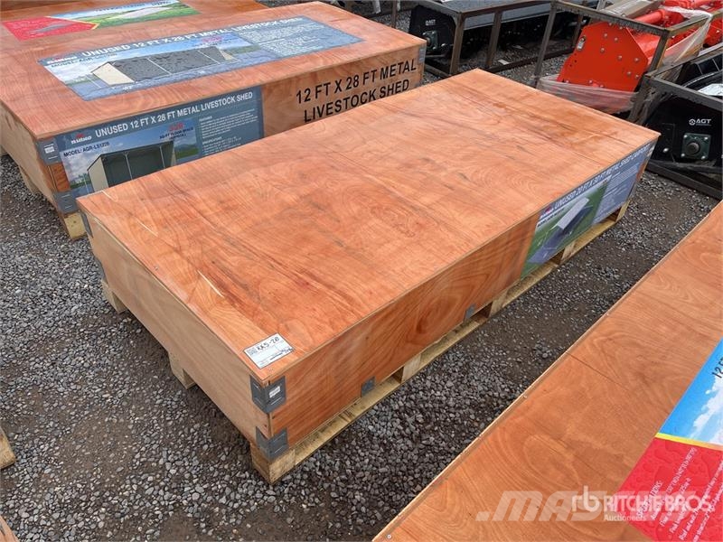 AGR-MC2030 20 ft x 30 ft Steel Carport (Unused) Steel frame buildings