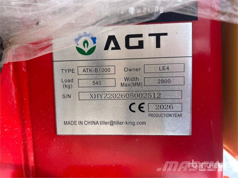 AGT ATK-B1000 2 Post 10000 lb Vehicle Lift (Unused) 건설 장비 - 기타