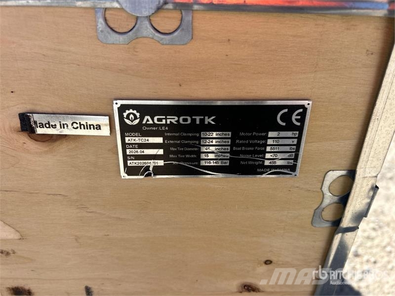 AGT ATK-TC24 Tire Changer (Unused) معدات البناء - غير ذلك