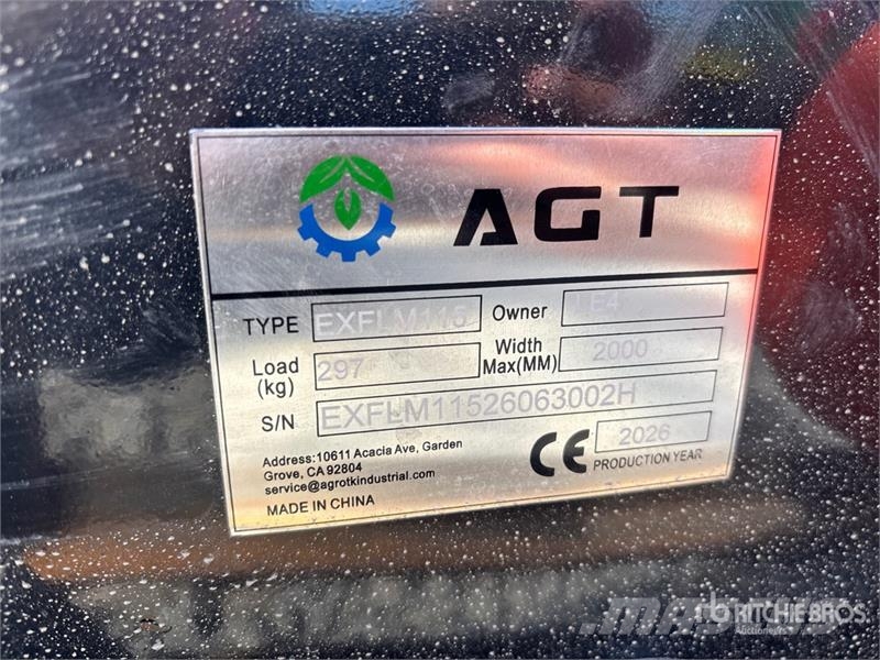 AGT EXFLM115 45 in Excavator Flail Mower (Unused) Græsslåmaskiner