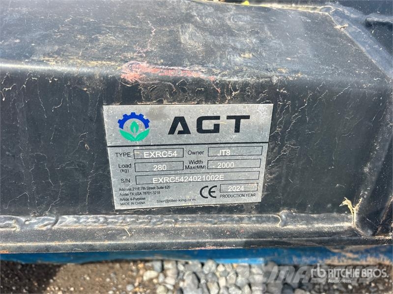 AGT EXRC54 54 in Excavator Brush Cutter (Unused) Outros componentes