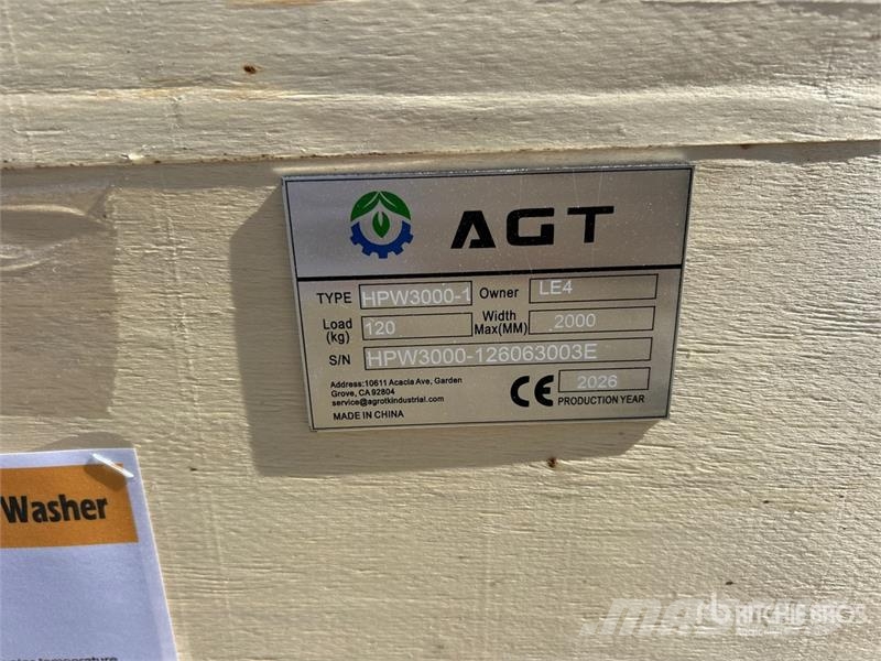 AGT HPW3000-1 Pressure Washer (Unused) معدات الغسل بالضغط الخفيف