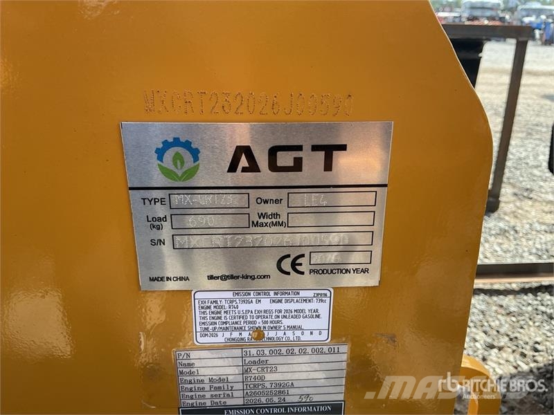AGT MX-CRT23 Mini Compact Track Loader (Unused) Chargeuse compacte