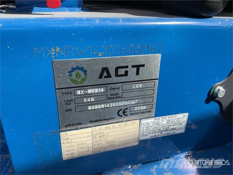AGT MX-MRW14 Mini Skid Steer Loader (Unused) Chargeuse compacte