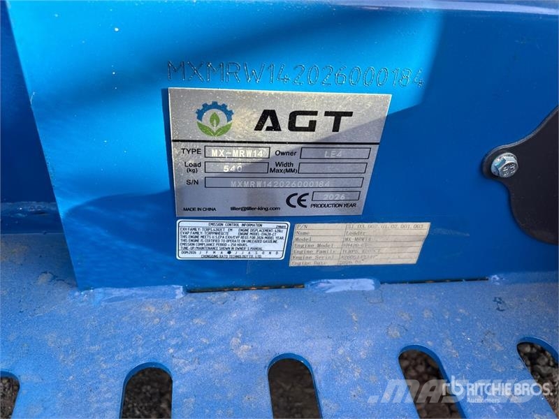 AGT MX-MRW14 Mini Skid Steer Loader (Unused) スキッドステアローダー