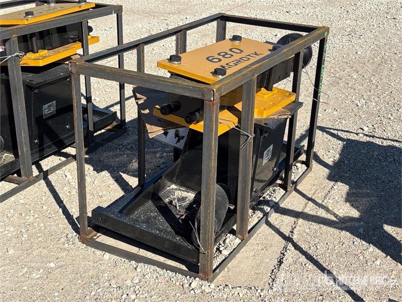 AGT PD680-PZ Skid Steer Post Driver (Unused) Fencing equipment
