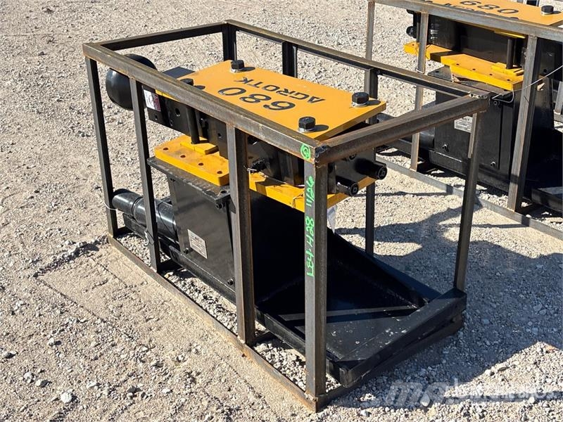 AGT PD680-PZ Skid Steer Post Driver (Unused) Fencing equipment