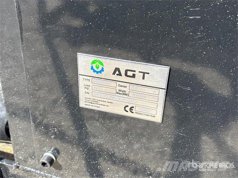 AGT PD680-PZ Skid Steer Post Driver (Unused) Fencing equipment