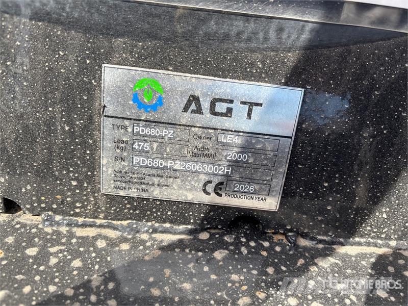 AGT PD680-PZ Skid Steer Post Driver (Unused) 울타리(펜싱) 장비
