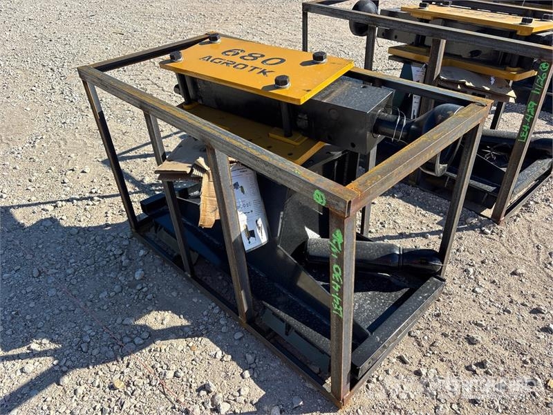 AGT PD680-PZ Skid Steer Post Driver (Unused) Fencing equipment