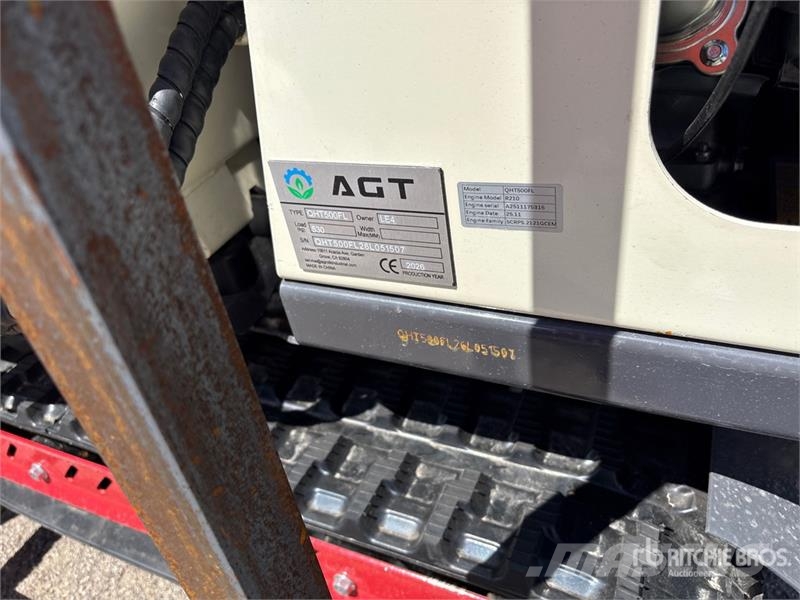 AGT QHT500FL Stand-On Self-Loading Mini Crawler Dumper Tombereau sur chenilles