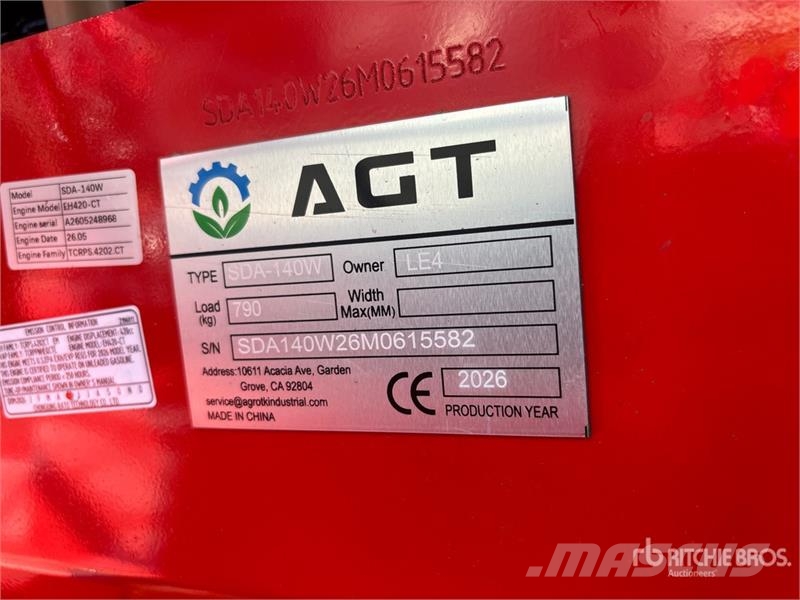 AGT SDA-140W Mini Wheel Loader (Unused) Фронтальные погрузчики