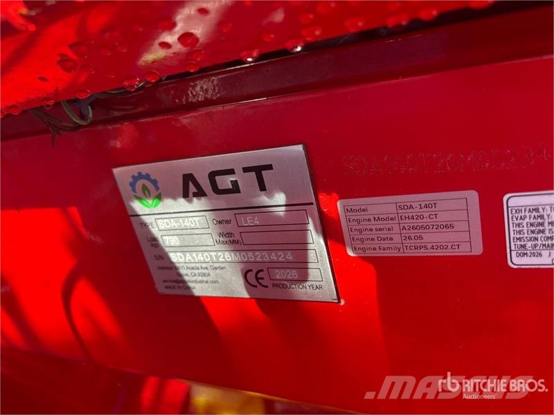 AGT SDA140T Mini Compact Track Loader (Unused) Carregadoras de direcção deslizante