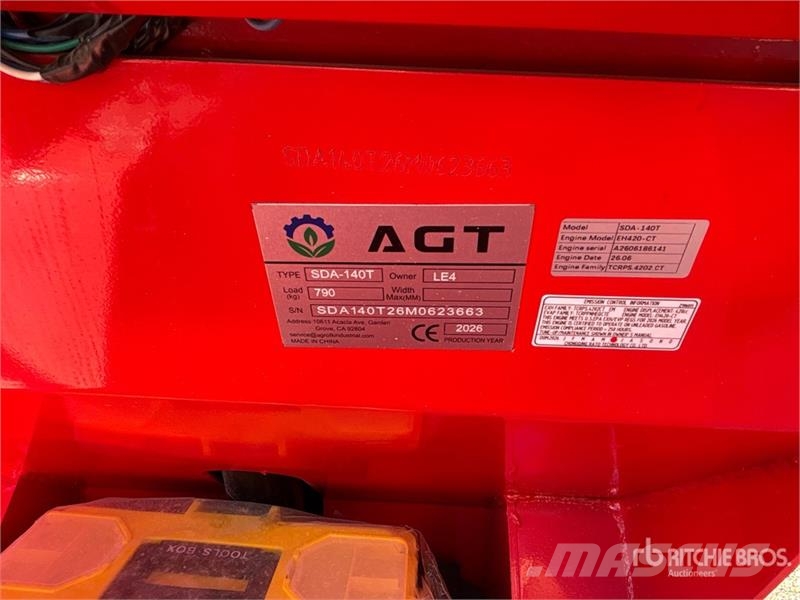 AGT SDA140T Mini Compact Track Loader (Unused) Kompaktlastere