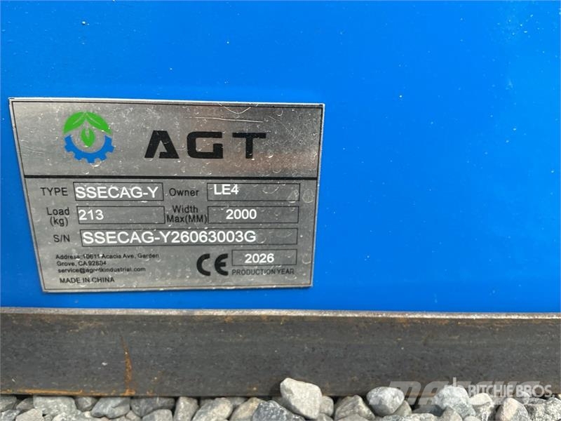AGT SSECAG-Y Skid Steer Auger (Unused) Perfuradoras