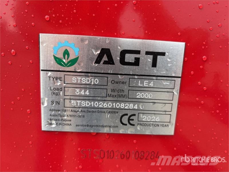 AGT STSD10 66 in 3-Point & PARTS ONLY Skid Steer Seede Sembradoras