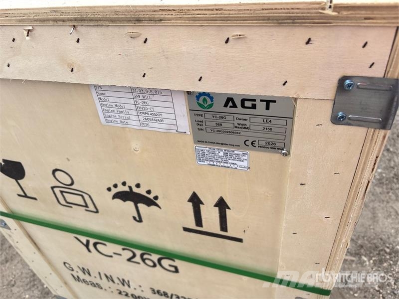 AGT YC-26G Portable Sawmill (Unused) Лесопильные рамы