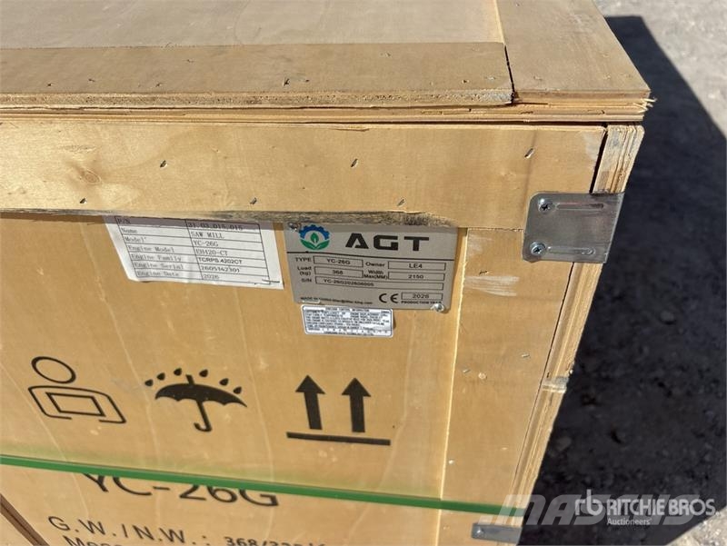 AGT YC-26G Portable Sawmill (Unused) 鋸木機