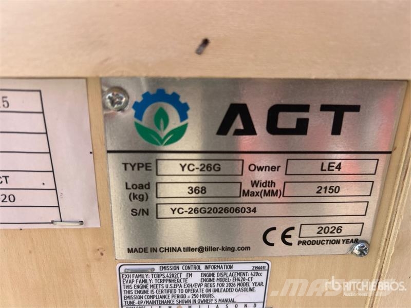 AGT YC-26G Portable Sawmill (Unused) Sawmills