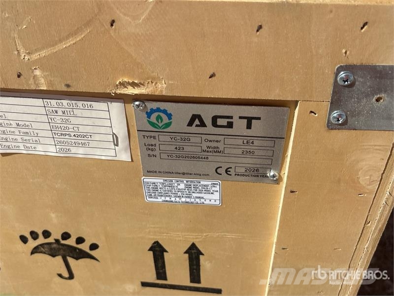 AGT YC32-G Band Saw Portable Sawmill (Unused) Scierie mobile