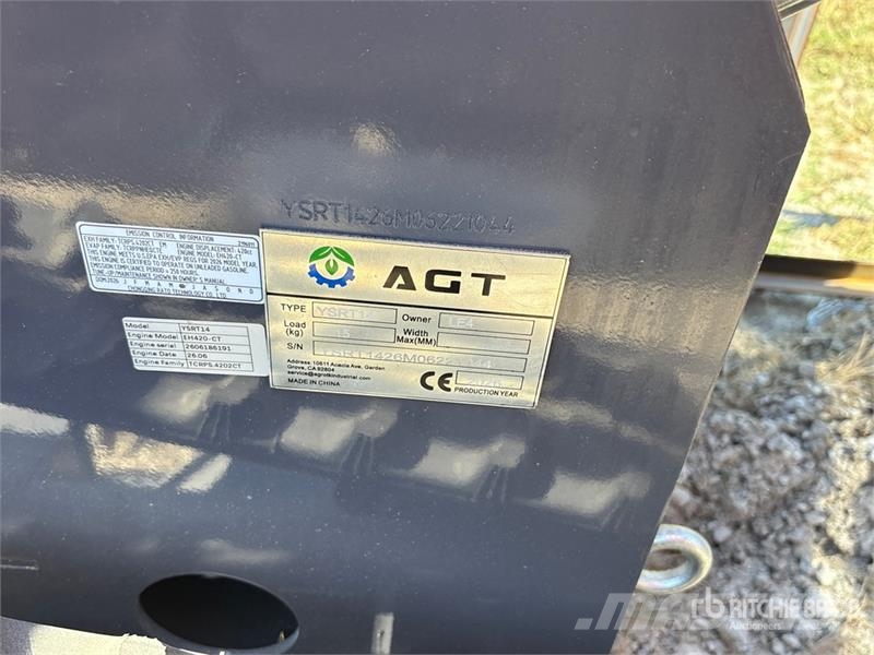 AGT YSRT14 스키드로더