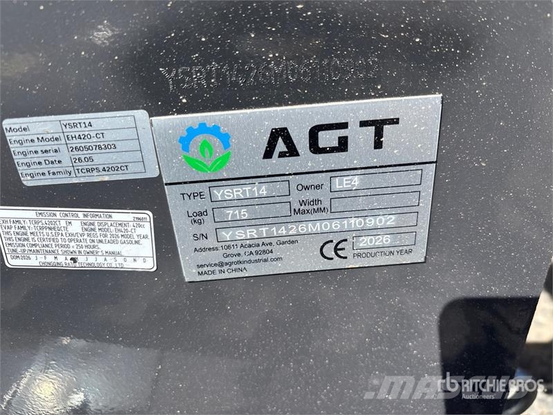 AGT YSRT14 스키드로더