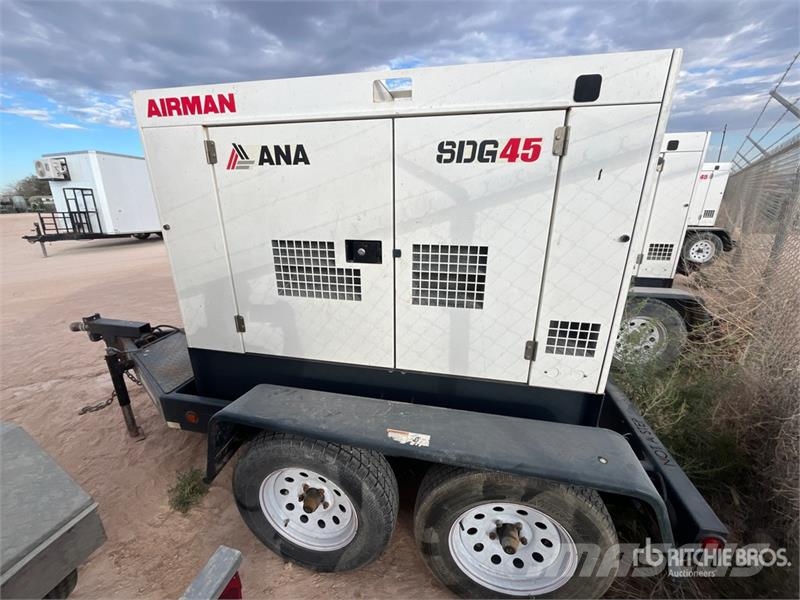 Airman 45 kVA Mobile Generator Set Dizel generatori