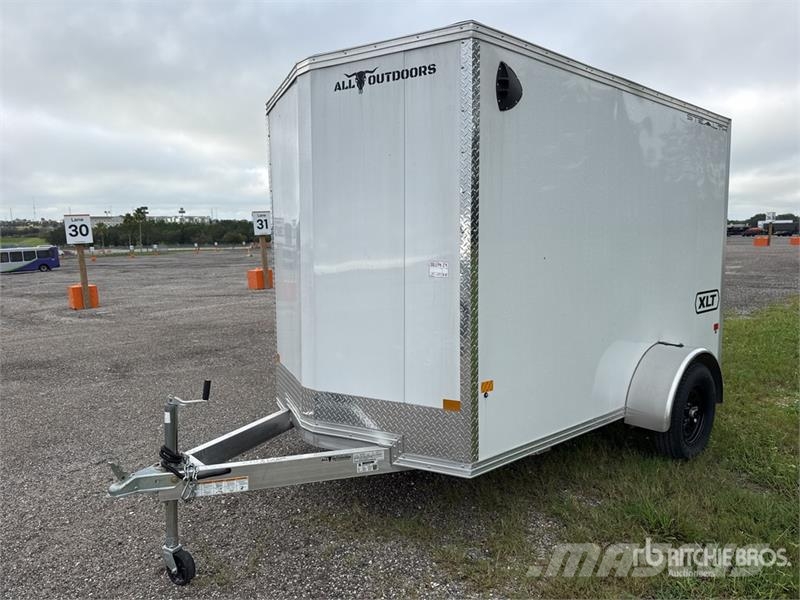 Alcom C6X10S-XLT-P 10 ft S/A Enclosed Trailer Gesloten opbouw trailers