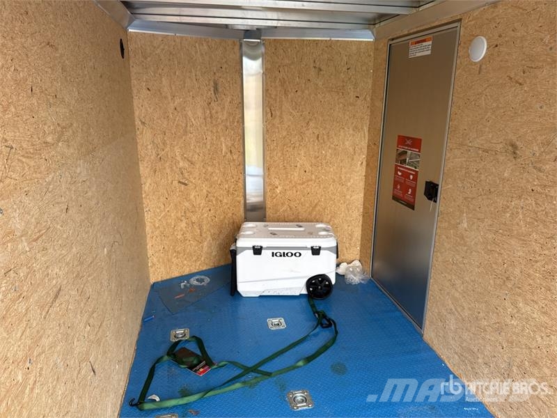 Alcom C6X10S-XLT-P 10 ft S/A Enclosed Trailer Gesloten opbouw trailers