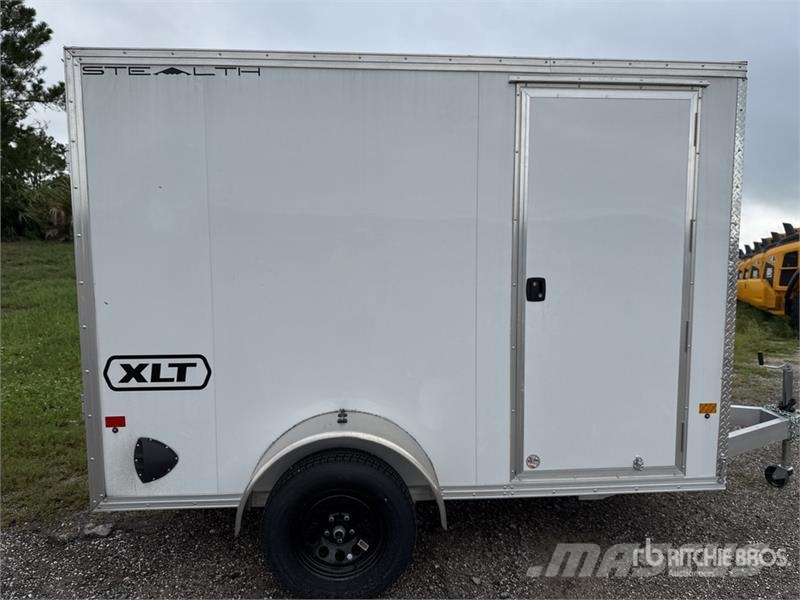 Alcom C6X10S-XLT-P 10 ft S/A Enclosed Trailer Gesloten opbouw trailers