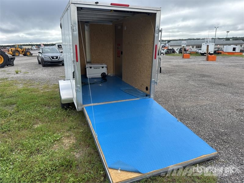 Alcom C6X10S-XLT-P 10 ft S/A Enclosed Trailer Gesloten opbouw trailers