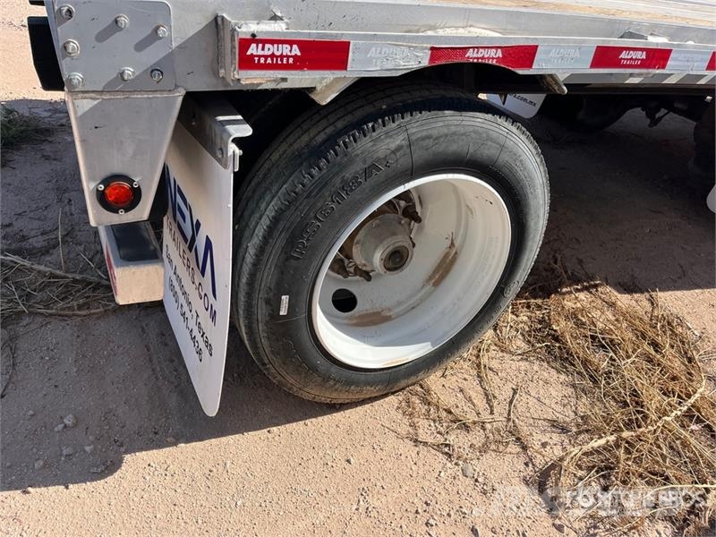  Aldura 47 ft T/A Spread Axle Step Deck Trailer Tieflader