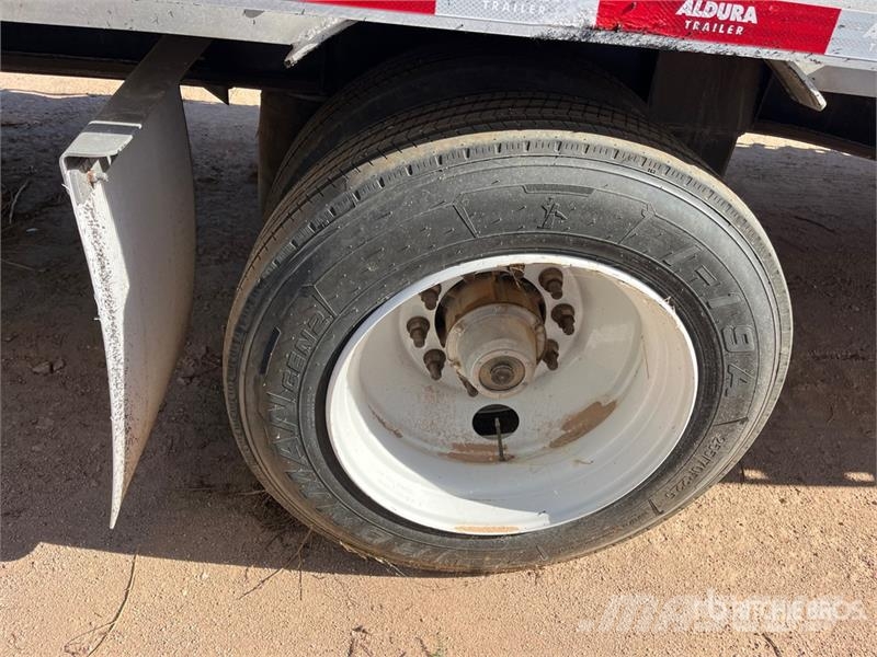  Aldura 47 ft T/A Spread Axle Step Deck Trailer Tieflader