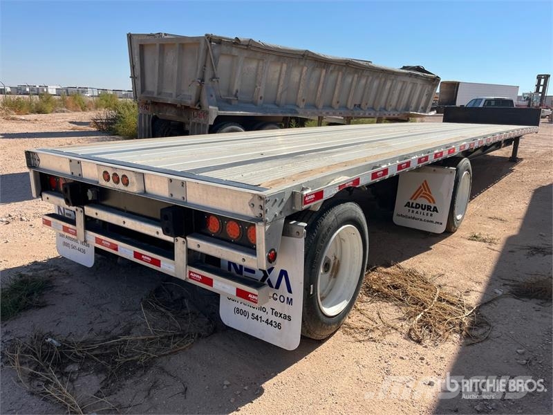  Aldura 47 ft T/A Spread Axle Step Deck Trailer Tieflader