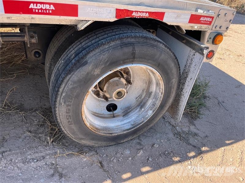  Aldura 47 ft T/A Spread Axle Step Deck Trailer Tieflader