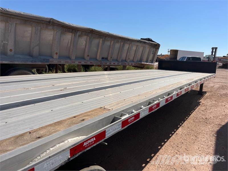  Aldura 47 ft T/A Spread Axle Step Deck Trailer Tieflader