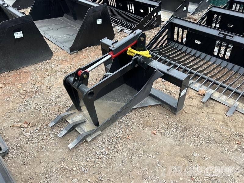 All-Star 42 in Stump Skid Steer Grapple Bucket Greifer